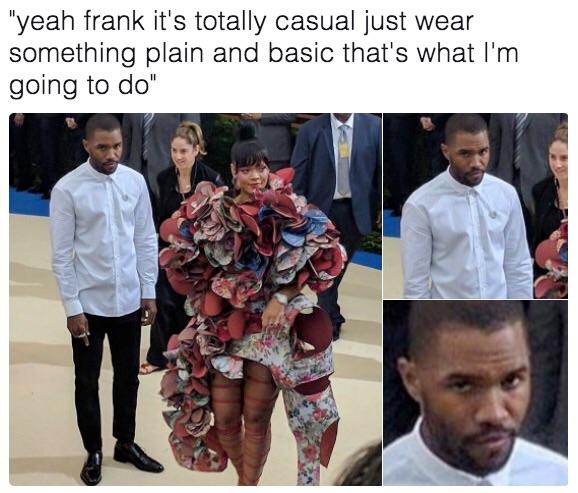 Frank Ocean at the Met Gala